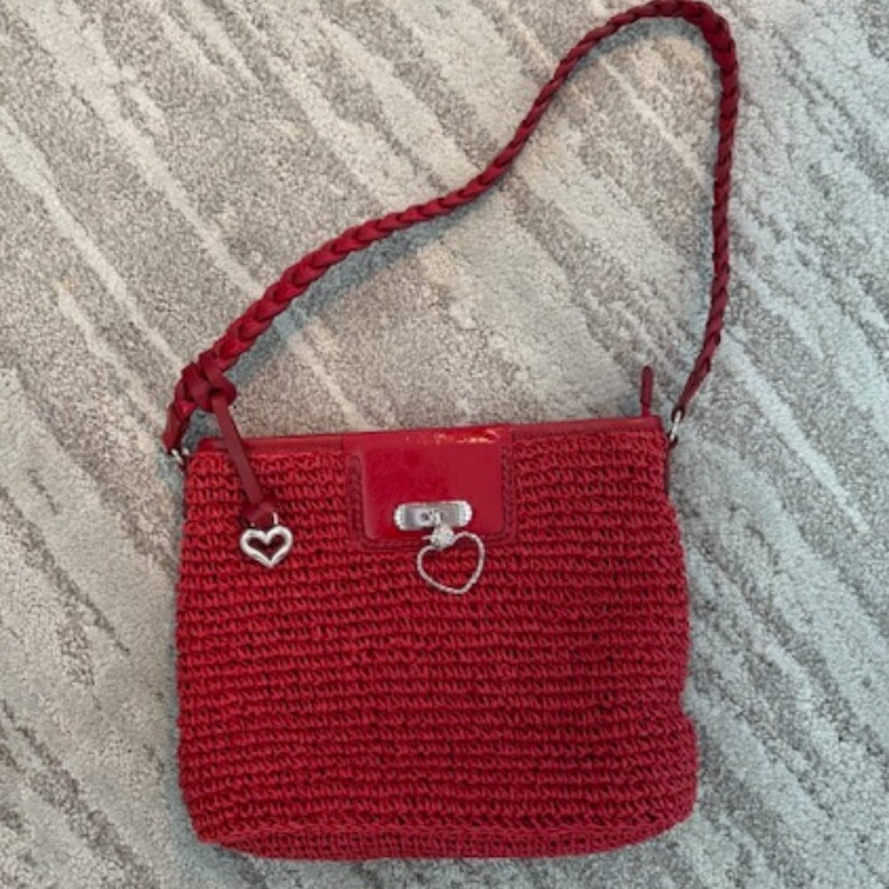 Brighton Straw & Leather Bag